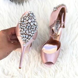 Rosé Rhinestone Shoes